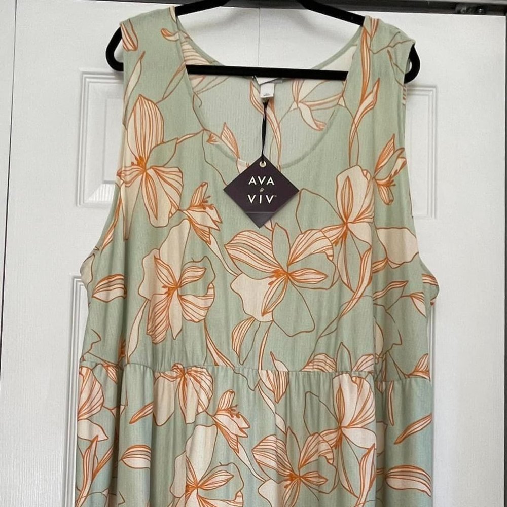 Ava and Viv blue dress from Target. 4x. Brand new with tags. Regular $24.99